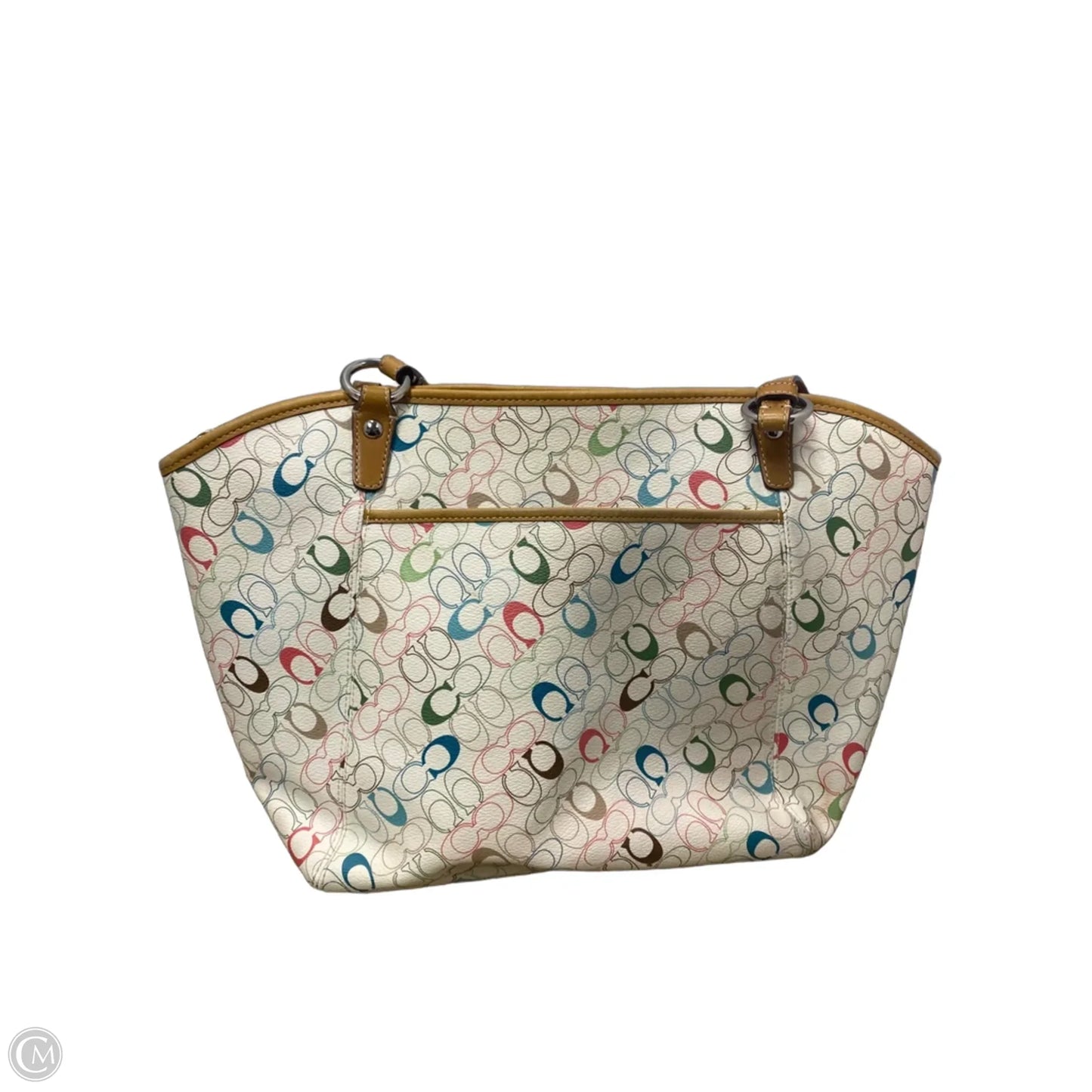 Tote Designer By Coach, Size: Medium