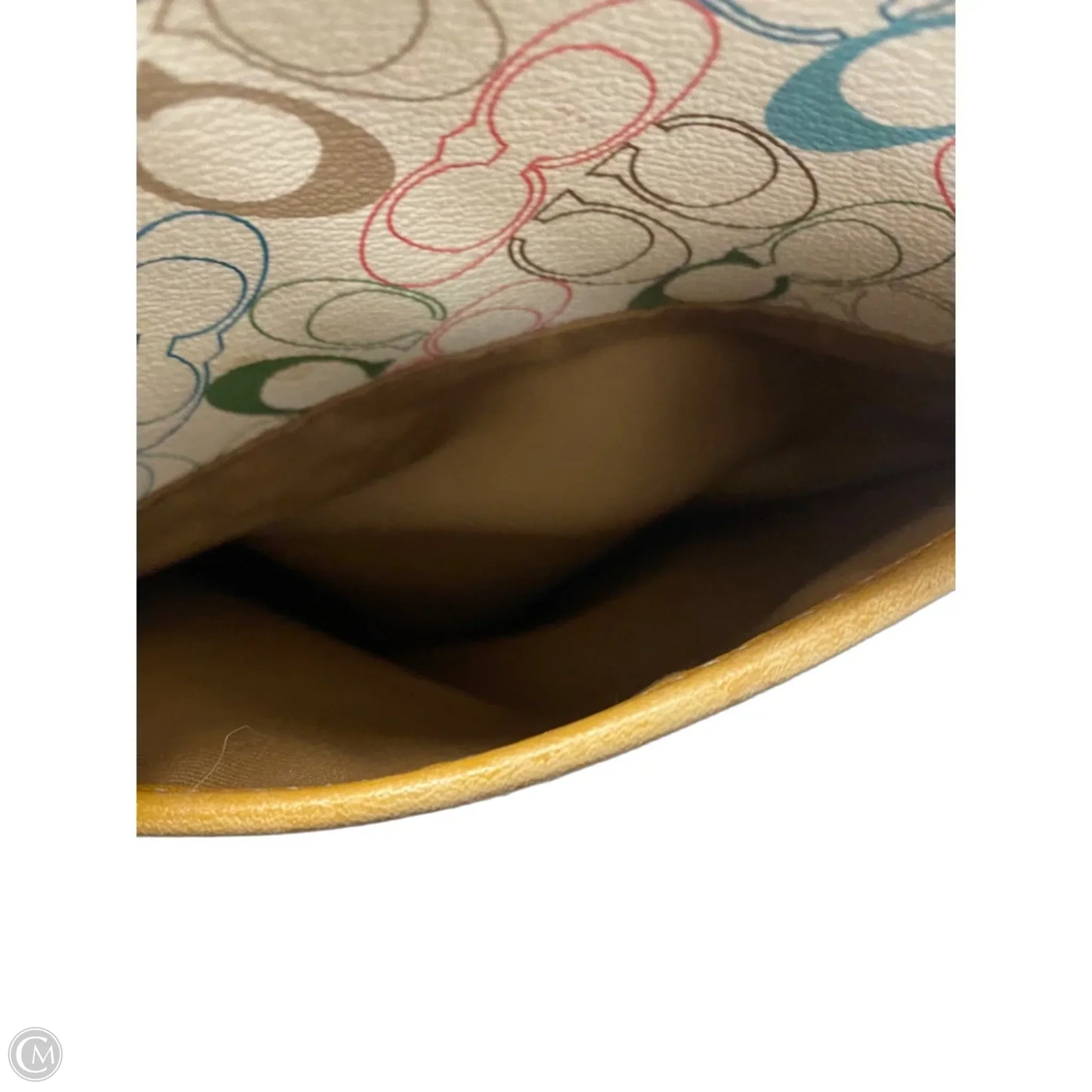 Tote Designer By Coach, Size: Medium