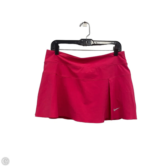 Athletic Skort By Nike Apparel In Pink, Size: M