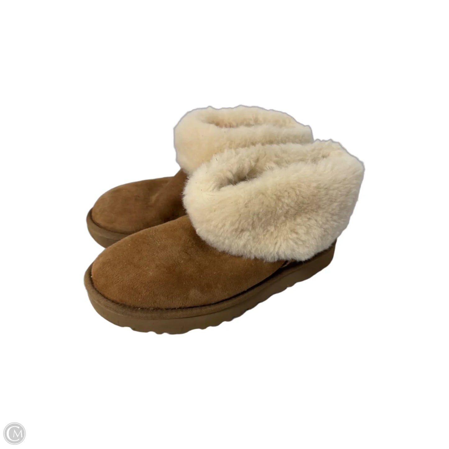 Boots Designer By Ugg In Brown, Size: 7