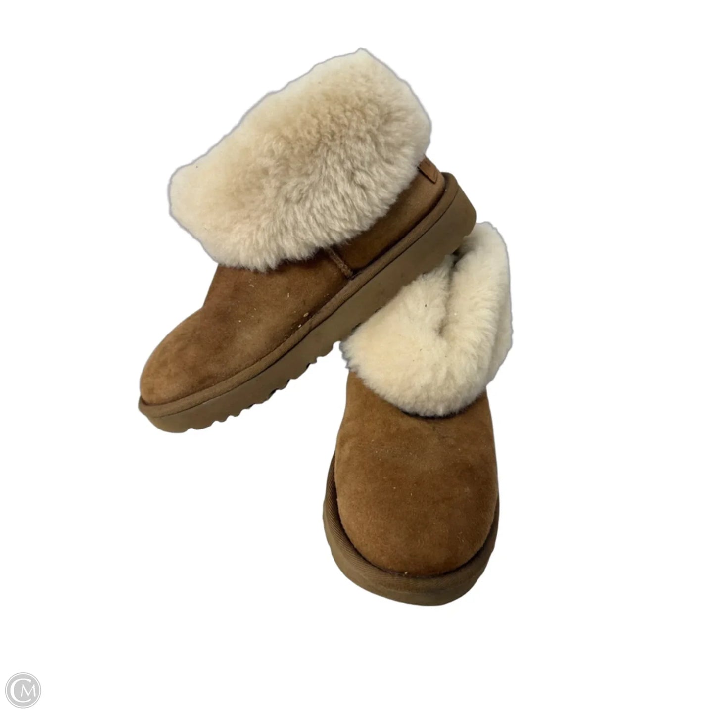 Boots Designer By Ugg In Brown, Size: 7