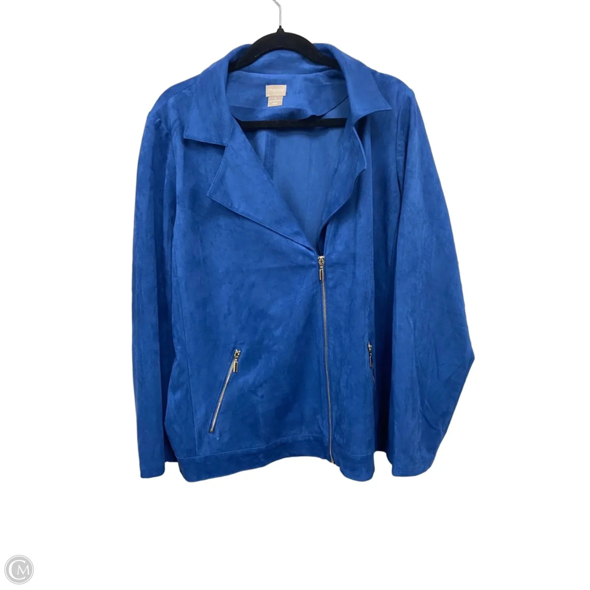 Jacket Other By Chicos In Blue, Size: Xl