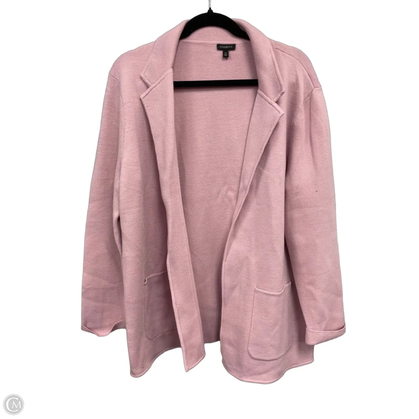 Cardigan By Talbots In Pink, Size: Xl