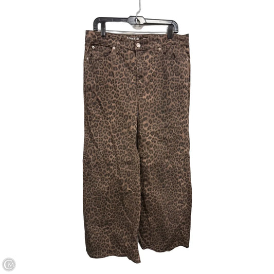 Jeans Wide Leg By Torrid In Animal Print, Size: 12