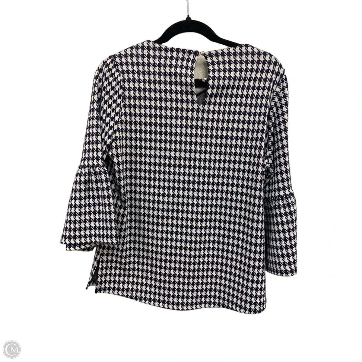 Top 3/4 Sleeve By Tyler Boe In Black & White, Size: M