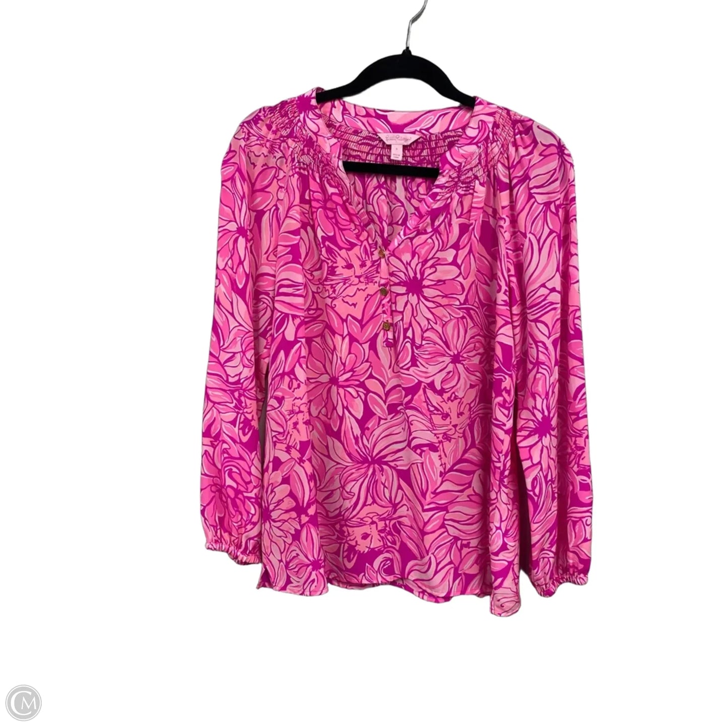 Blouse Designer By Lilly Pulitzer In Pink, Size: S