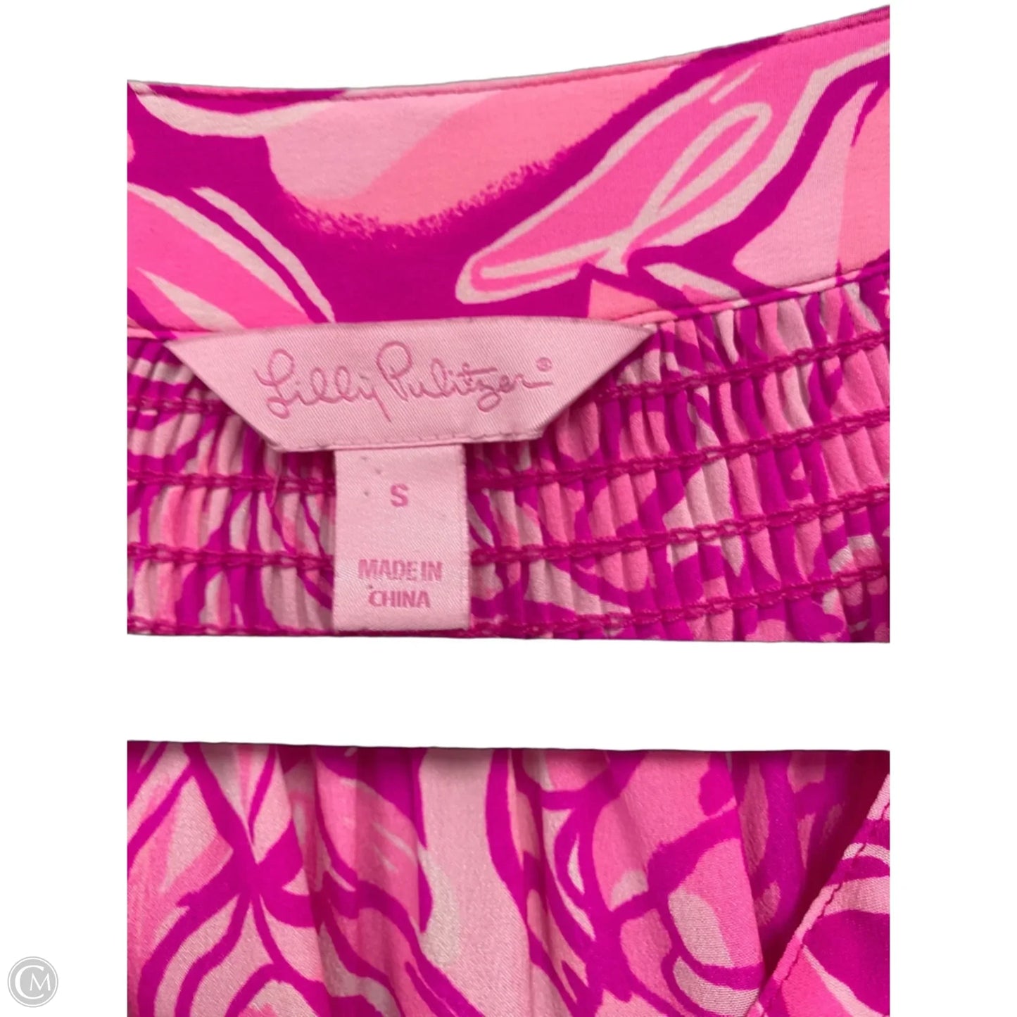 Blouse Designer By Lilly Pulitzer In Pink, Size: S