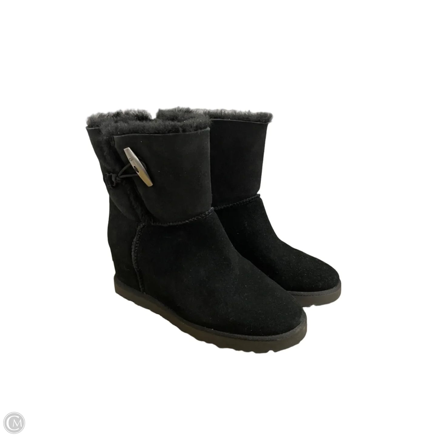 Boots Designer By Ugg In Black, Size: 8.5