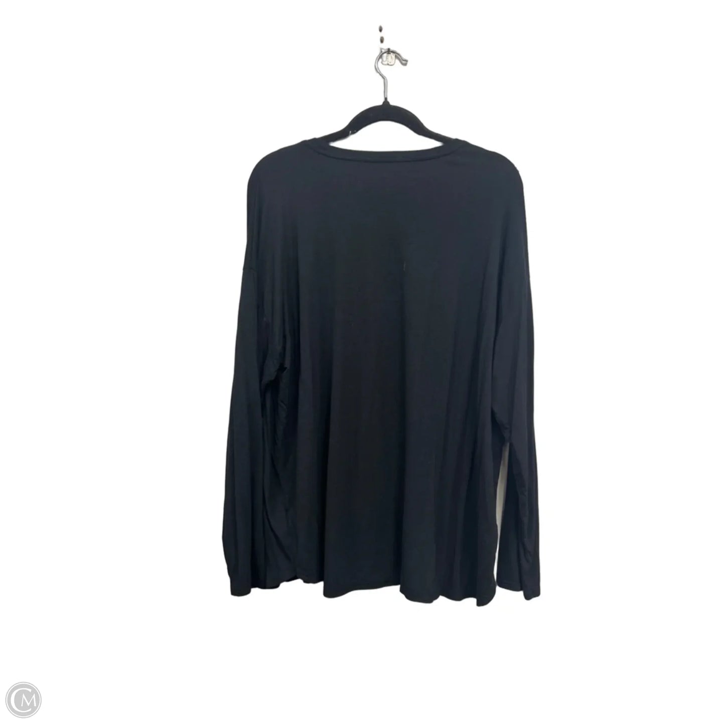 Top Long Sleeve By Gap In Black, Size: Xl