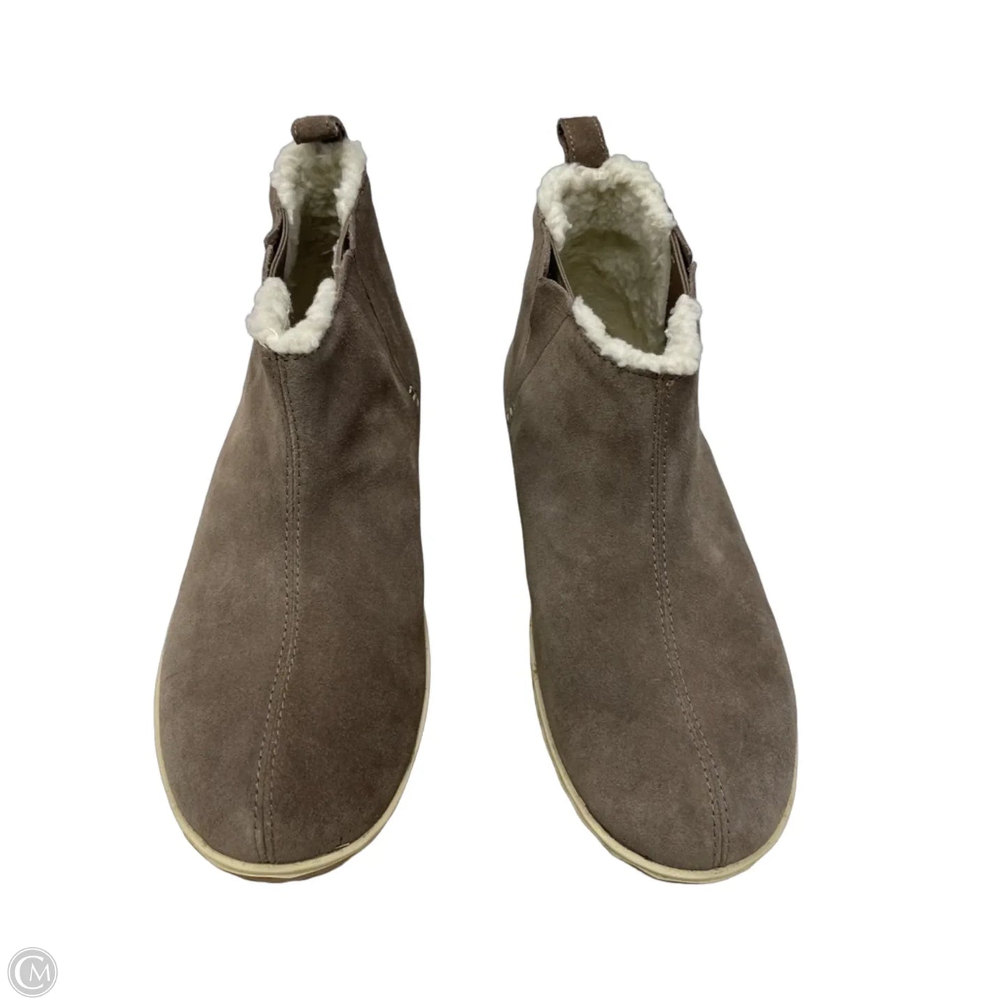Boots Ankle Heels By L.l. Bean In Tan, Size: 10