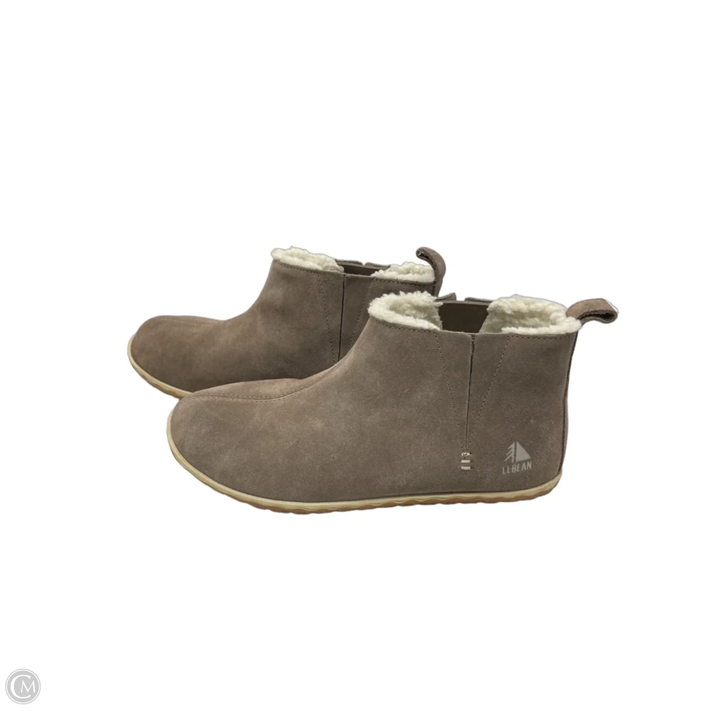 Boots Ankle Heels By L.l. Bean In Tan, Size: 10