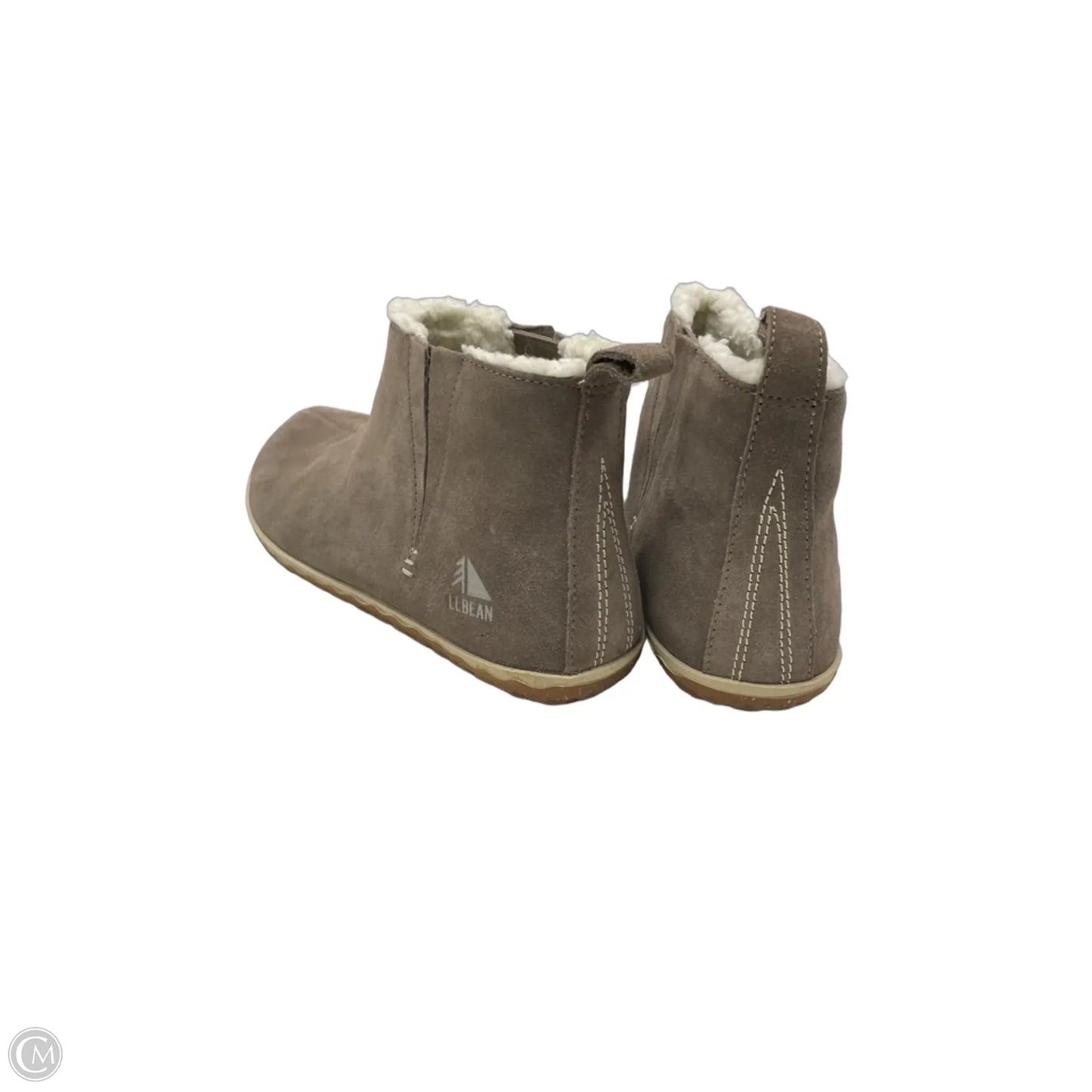 Boots Ankle Heels By L.l. Bean In Tan, Size: 10