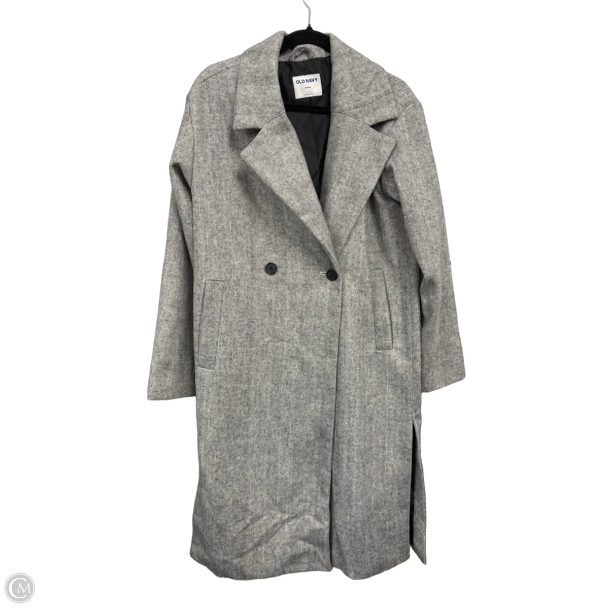 Coat Other By Old Navy In Grey & White, Size: S