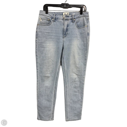 Jeans Straight By Seven 7 In Blue, Size: 8