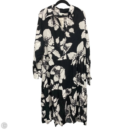 Dress Casual Maxi By H&m In Black & White, Size: Xl