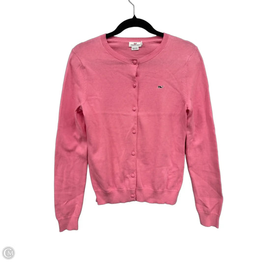 Cardigan By Vineyard Vines In Pink, Size: S