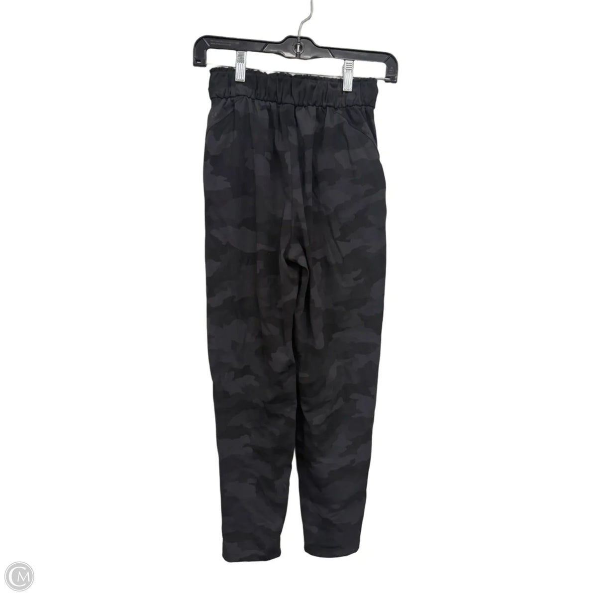 Athletic Pants By Lululemon In Black & Grey, Size: 2