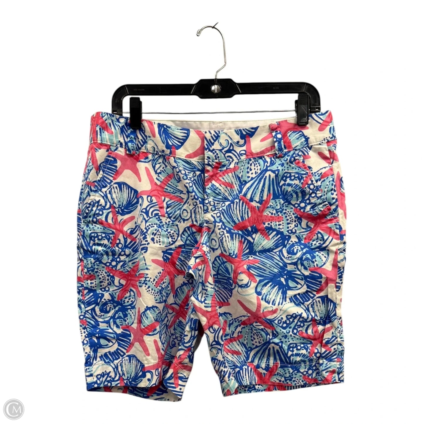 Shorts Designer By Lilly Pulitzer In Blue & Pink, Size: 8