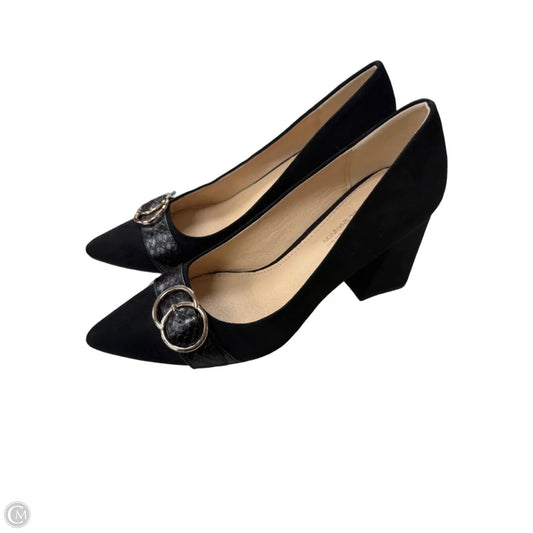 Shoes Heels Block By Michael Shannon In Black, Size: 8