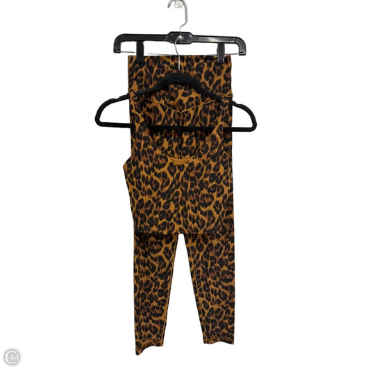 Athletic Pants 2pc By Offline In Animal Print, Size: M