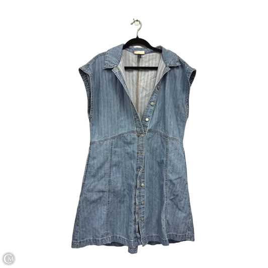 Dress Casual Short By Universal Thread In Blue, Size: L