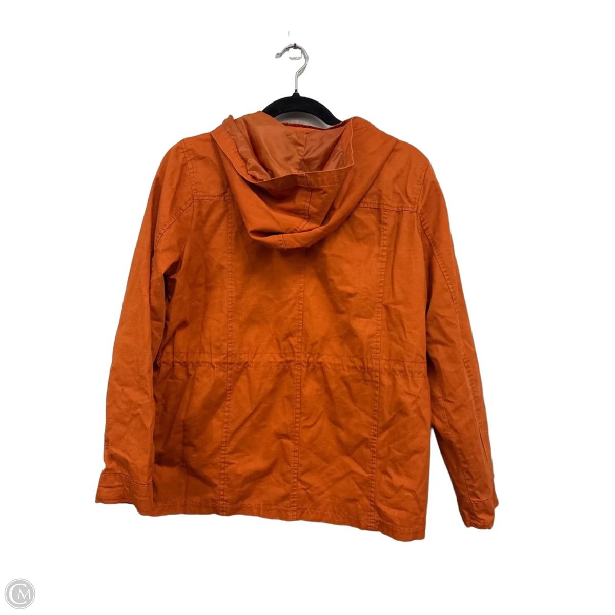 Jacket Utility By Clothes Mentor In Orange, Size: L