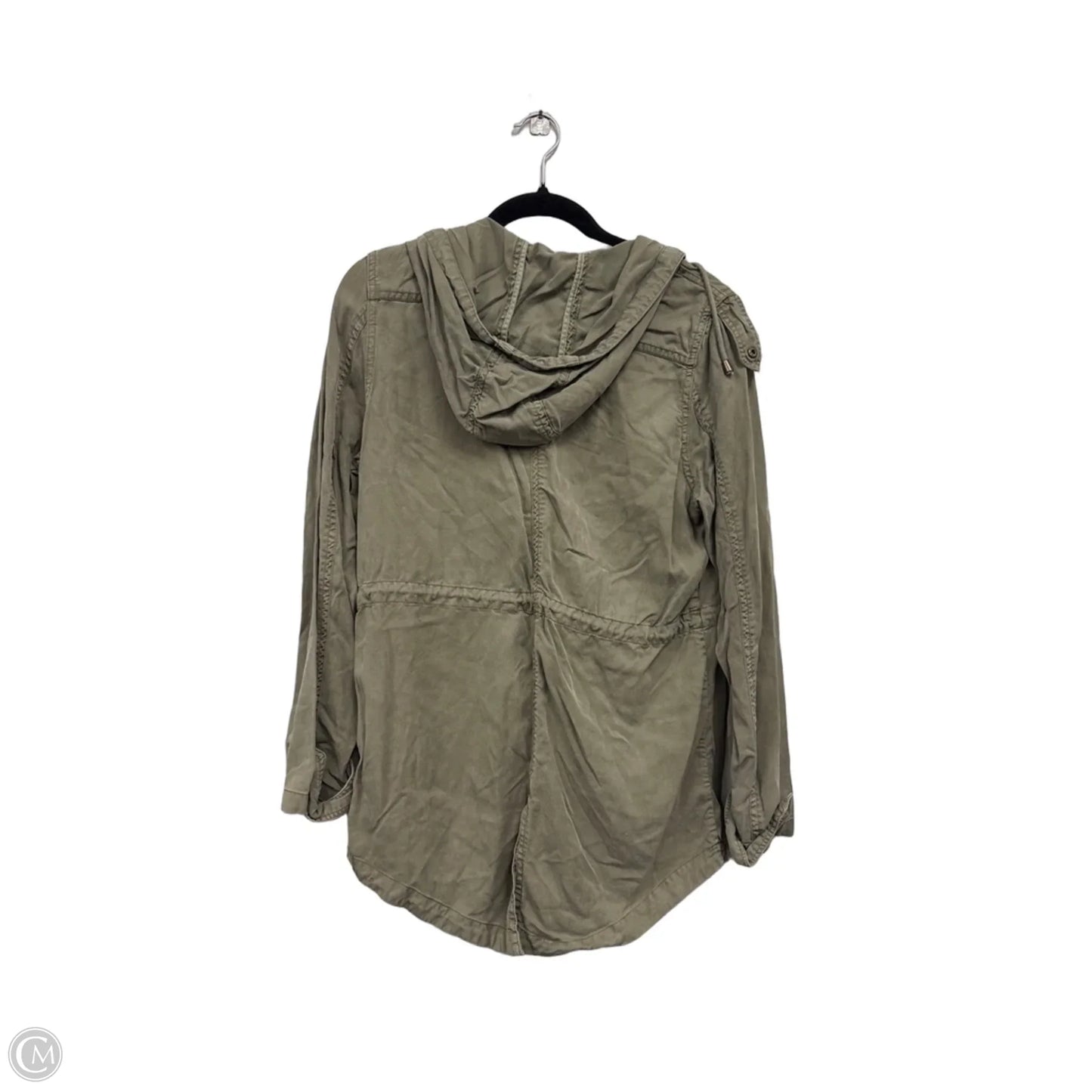Jacket Utility By Clothes Mentor In Green, Size: M