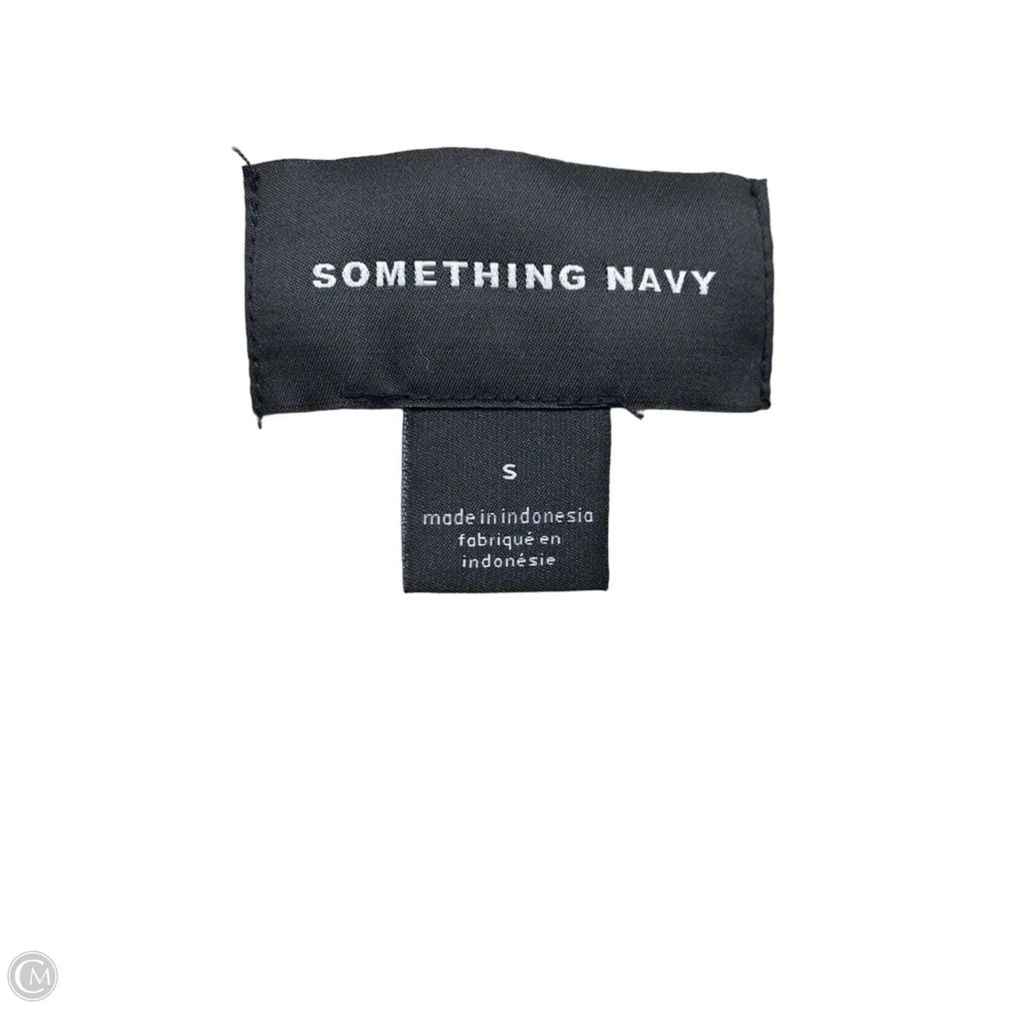 Jacket Other By Something Navy In Blue & Brown, Size: S