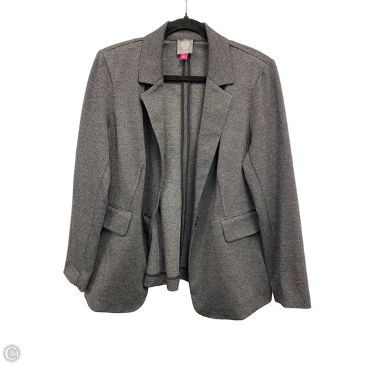Blazer By Vince Camuto In Black & Grey, Size: 1x