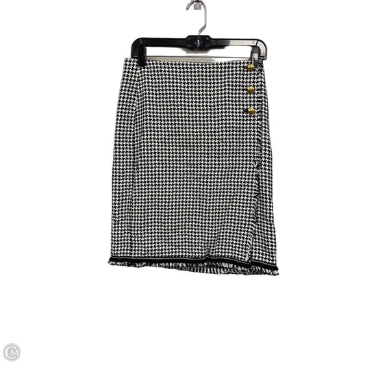 Skirt Midi By Talbots In Black & White, Size: 2