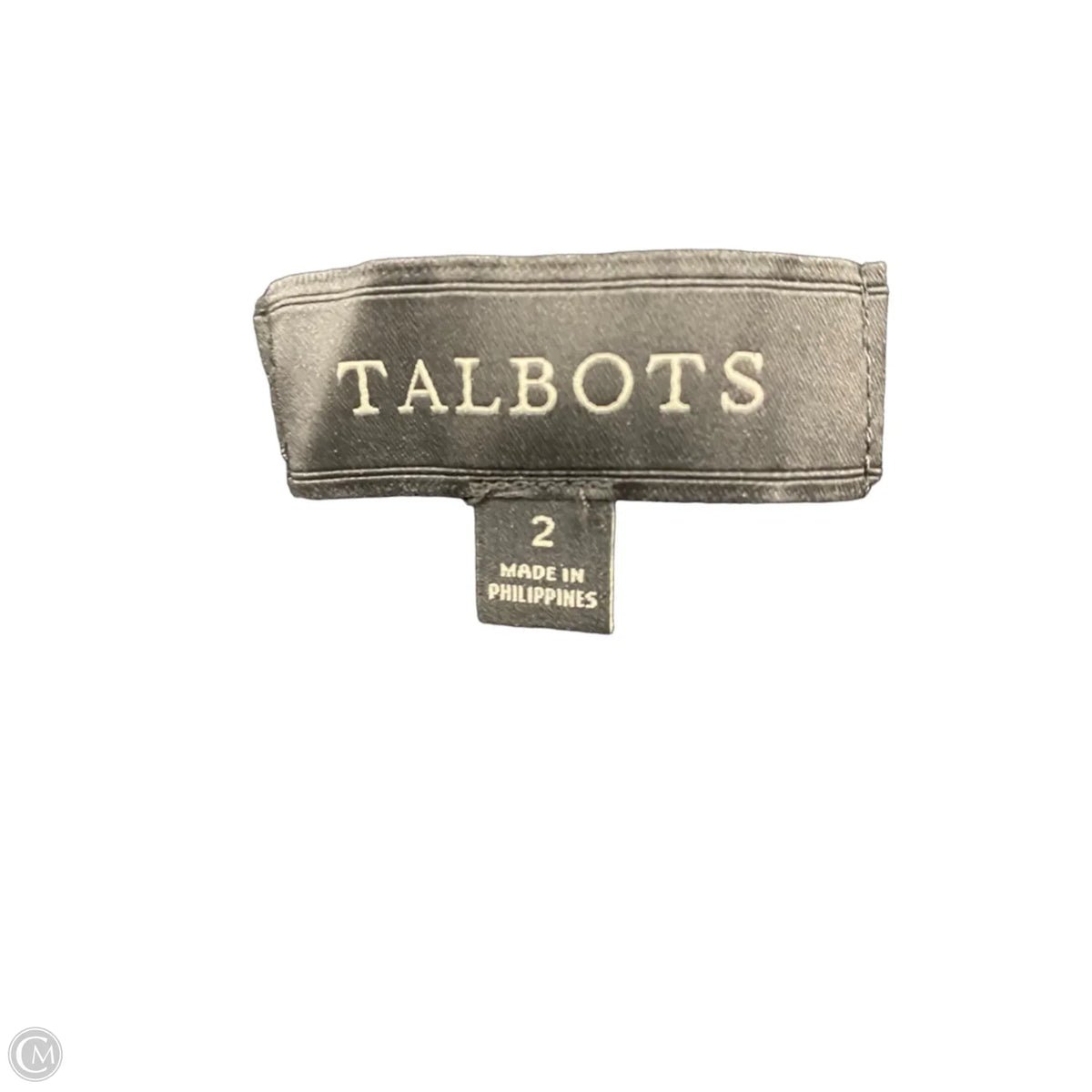 Skirt Midi By Talbots In Black & White, Size: 2