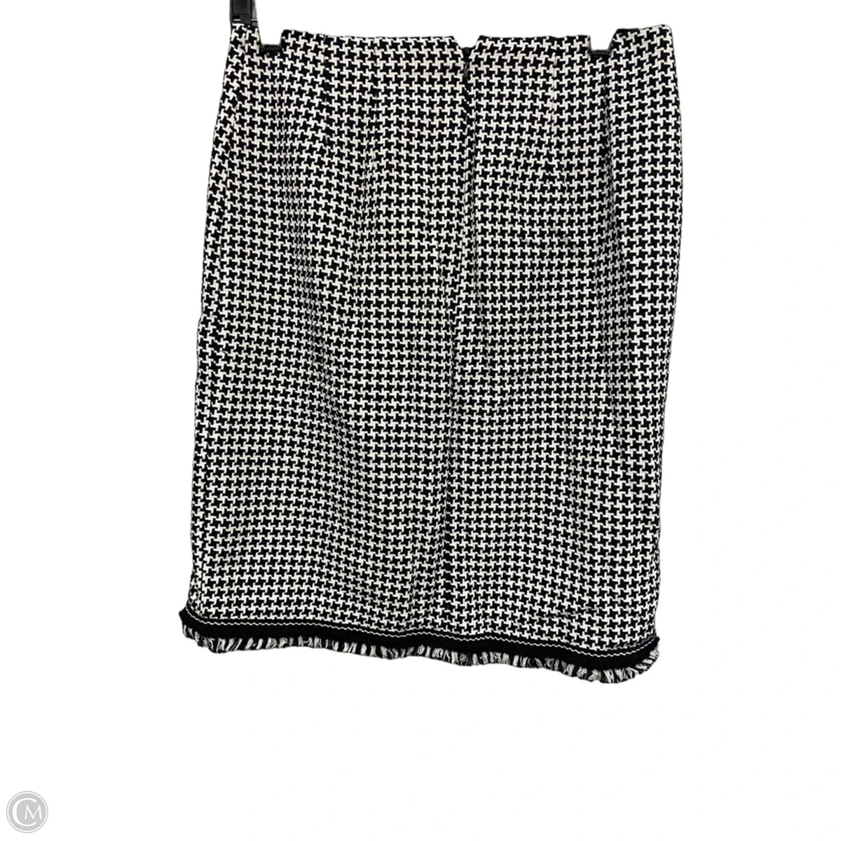 Skirt Midi By Talbots In Black & White, Size: 2