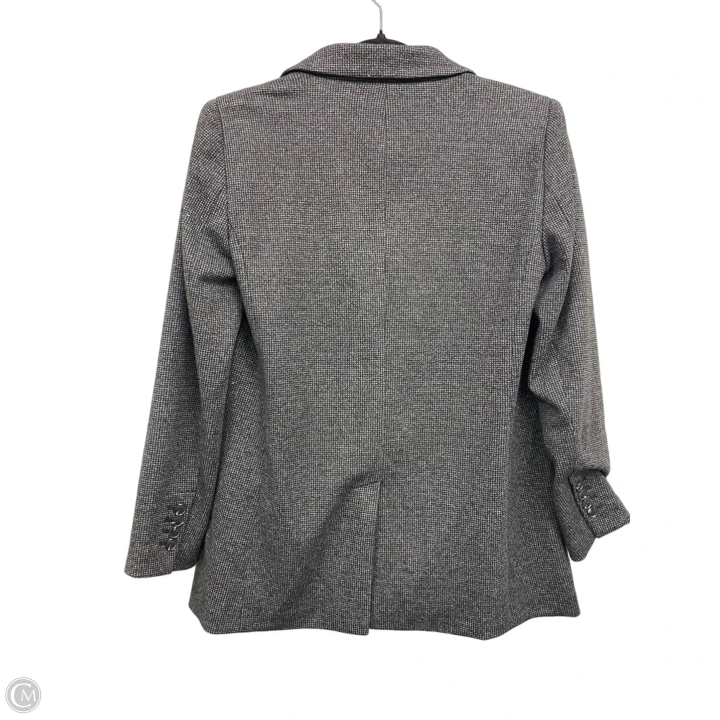 Blazer By Loft In Black & Grey, Size: 8