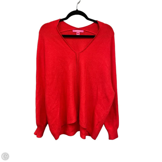 Sweater Designer By Lilly Pulitzer In Orange, Size: L