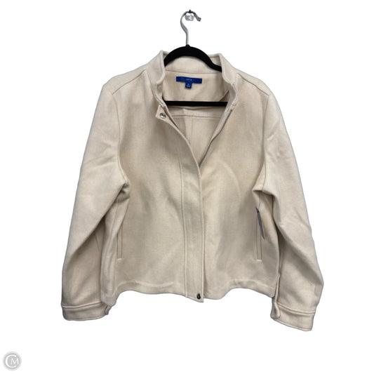 Jacket Other By Apt 9 In Cream, Size: Xl