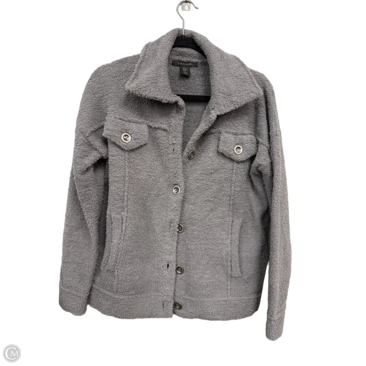 Jacket Other By Tahari In Grey, Size: M