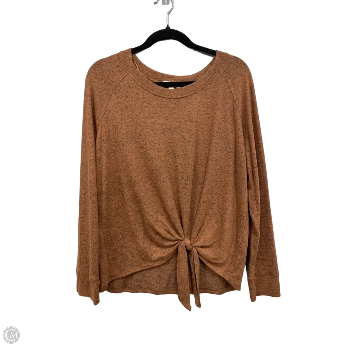 Top Long Sleeve By Nine Britton In Copper, Size: L