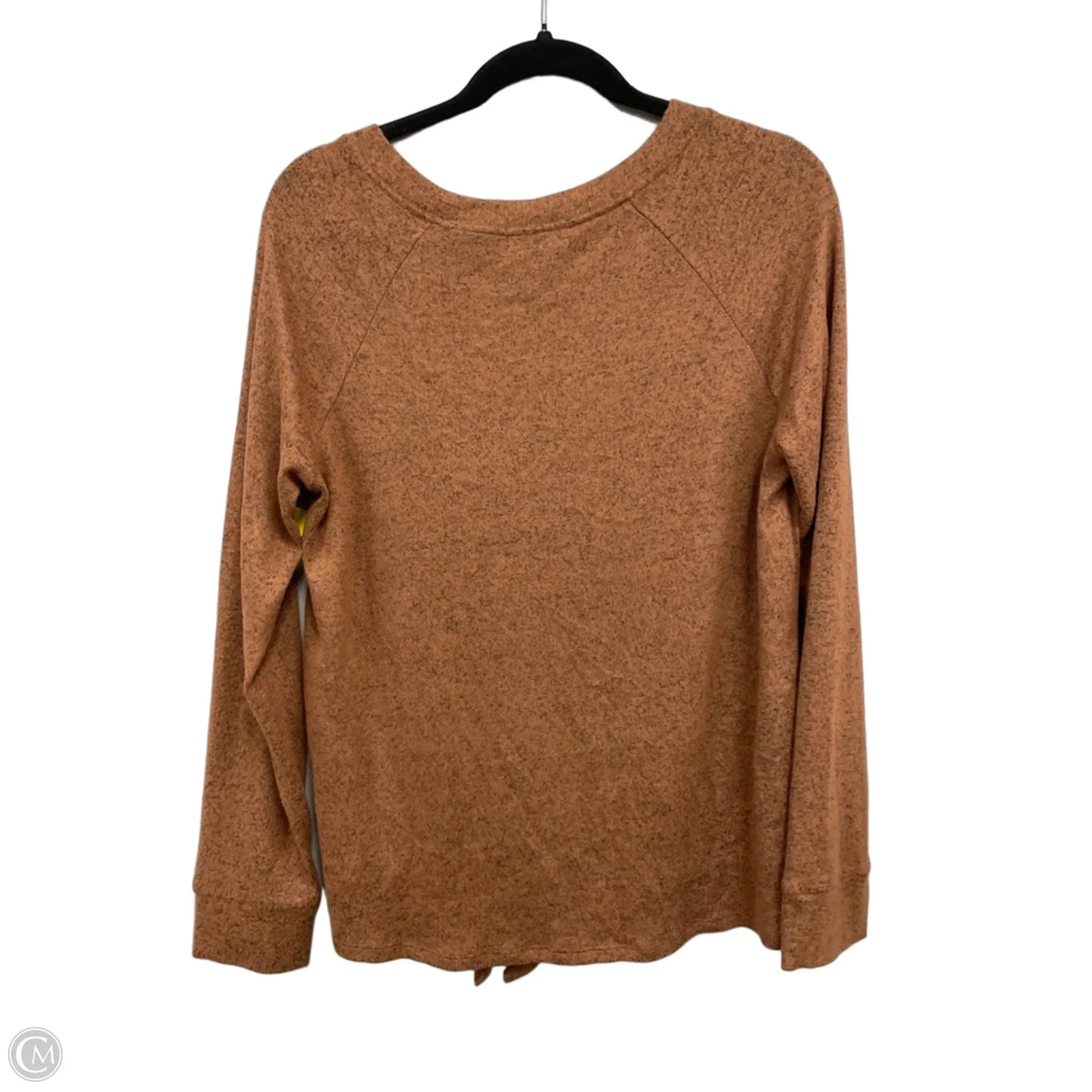 Top Long Sleeve By Nine Britton In Copper, Size: L