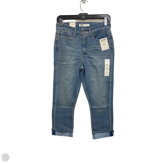 Jeans Cropped By Levis In Blue, Size: 4