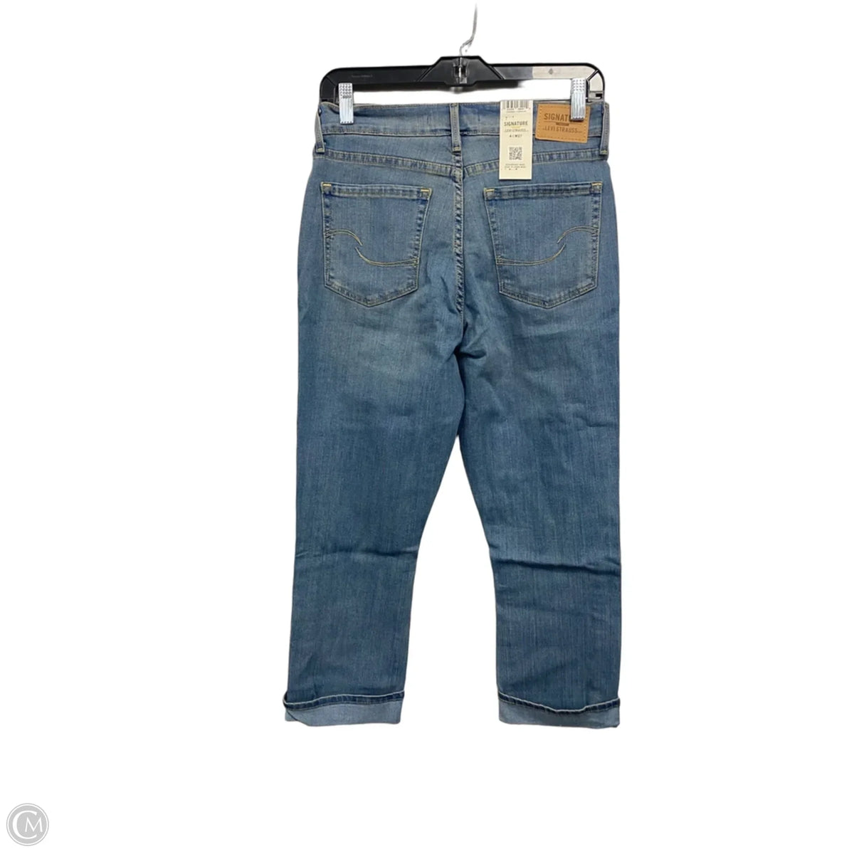 Jeans Cropped By Levis In Blue, Size: 4