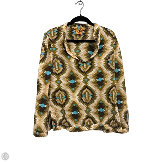 Tunic Designer By Tory Burch In Green & Tan, Size: 10
