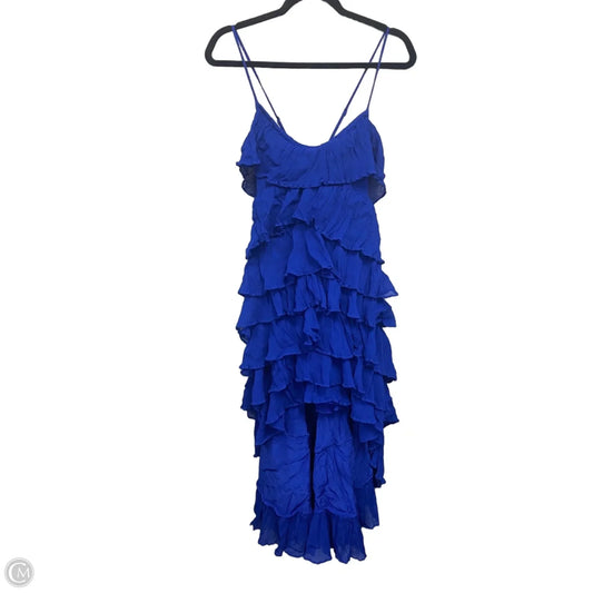 Dress Casual Midi By Anthropologie In Blue, Size: M