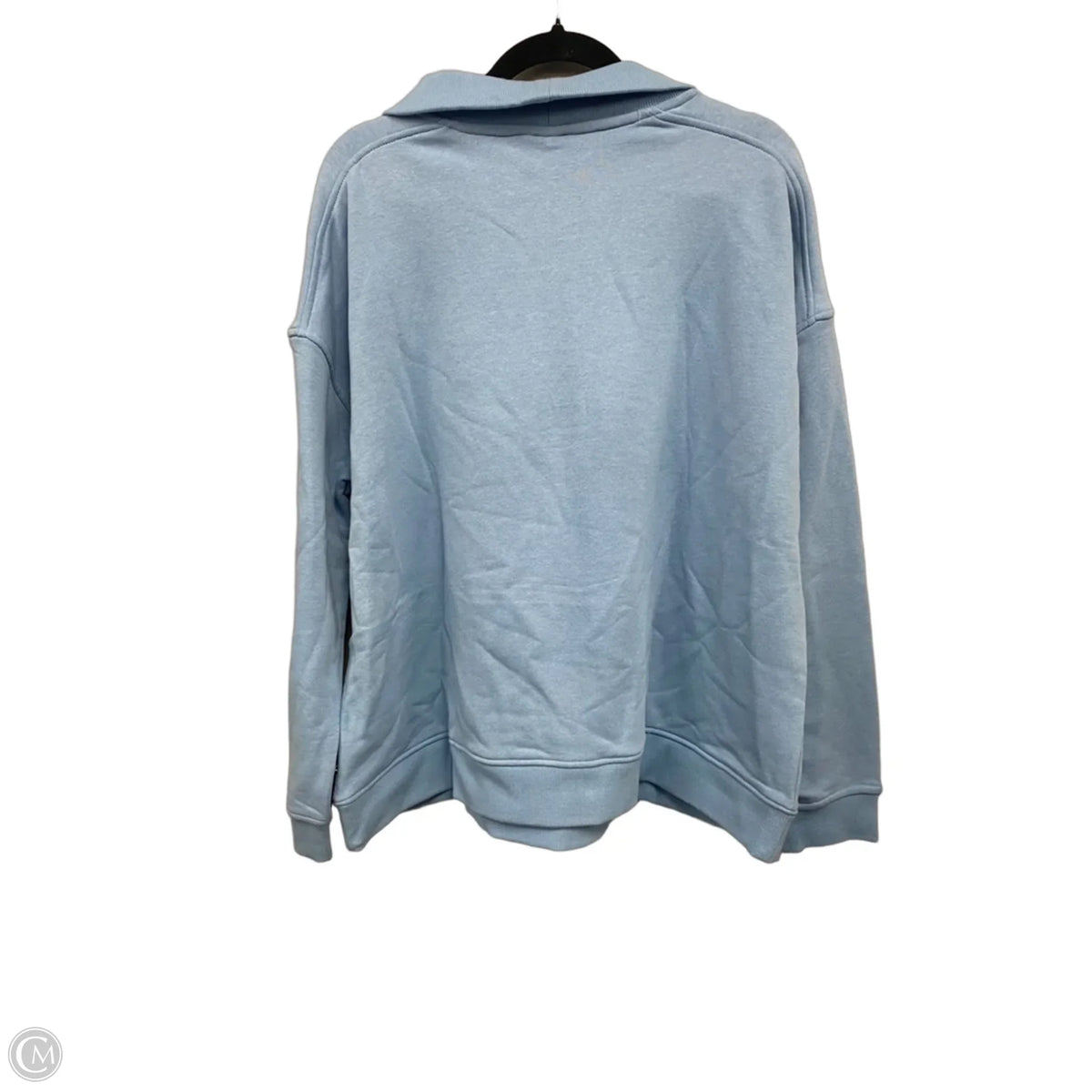 Sweatshirt Collar By Eddie Bauer In Blue, Size: Xxl
