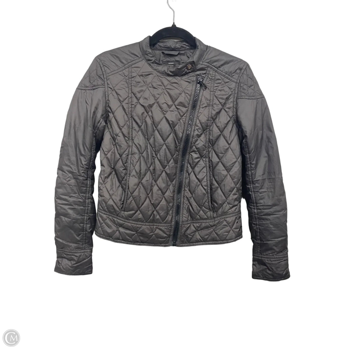 Jacket Puffer & Quilted By Gap In Grey, Size: S