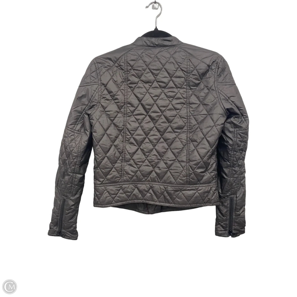 Jacket Puffer & Quilted By Gap In Grey, Size: S