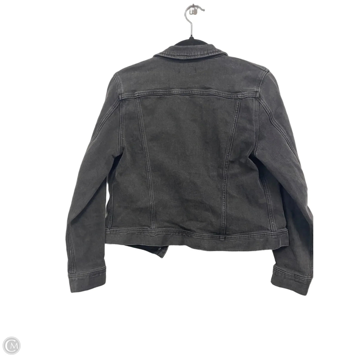 Jacket Denim By J. Crew In Grey, Size: M