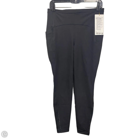 Athletic Leggings By Lululemon In Black, Size: 10