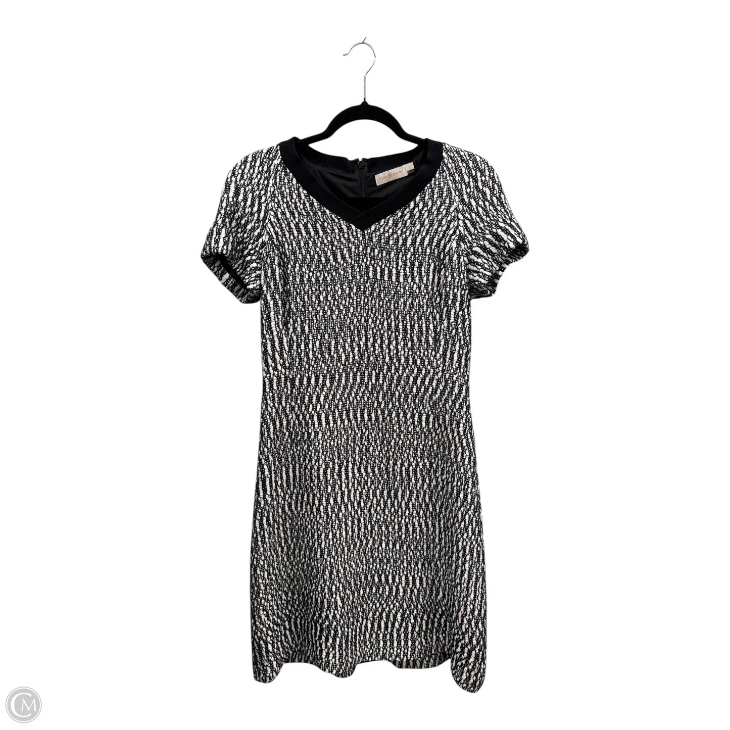 Dress Designer By Tory Burch In Black & White, Size: 4