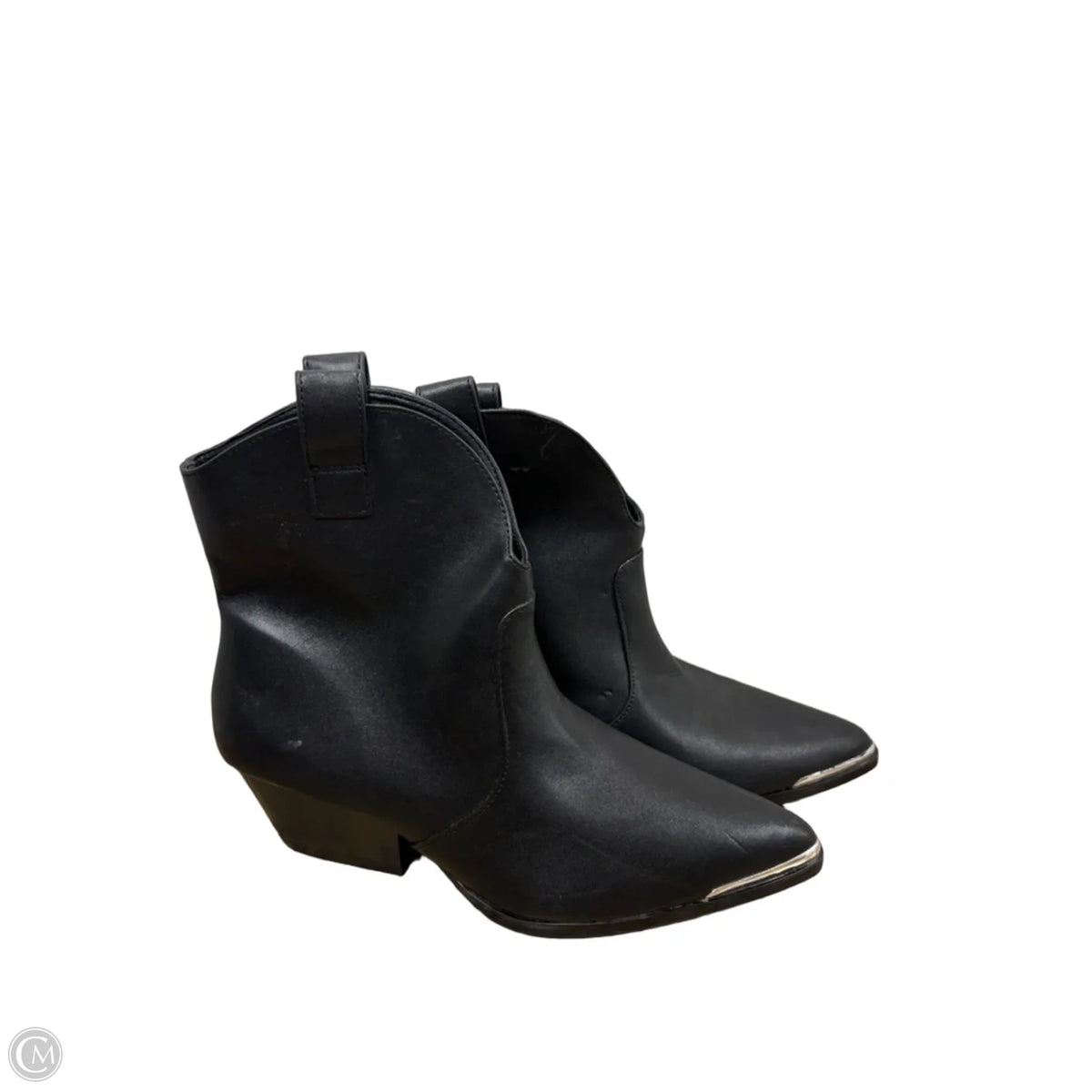 Boots Ankle Heels By Universal Thread In Black, Size: 8.5