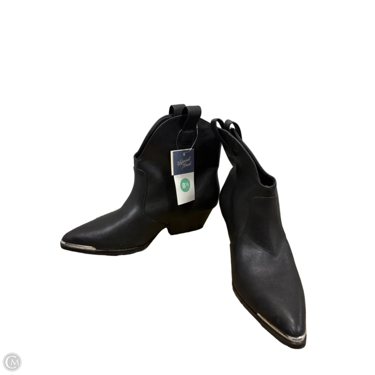 Boots Ankle Heels By Universal Thread In Black, Size: 8.5